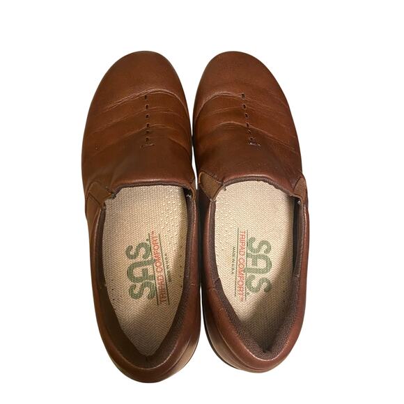 SAS "Viva" Women's Loafer, Leather, Brown, Slip On, Comfort, Size 7 - Picture 2 of 9